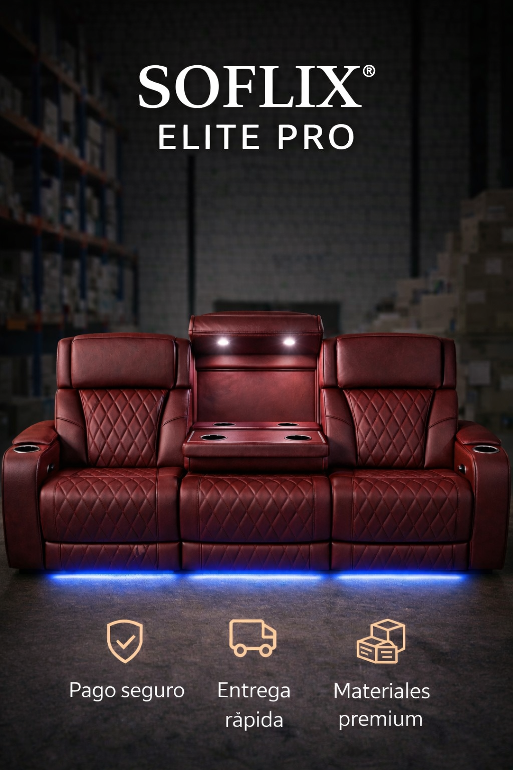 STOREFLIX ELITE PRO® — El sofá que convierte tu casa en cine de lujo